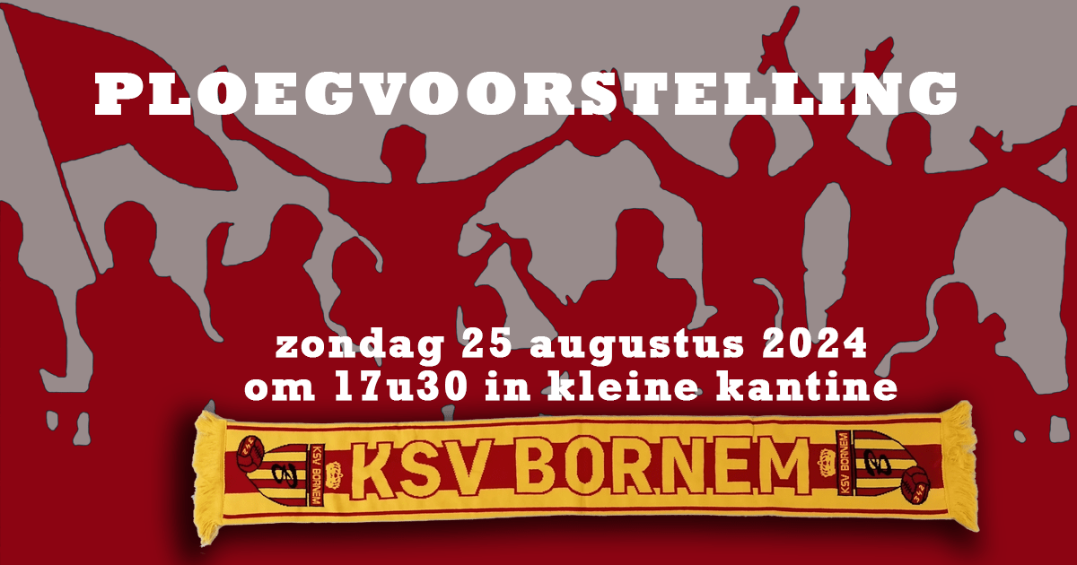 Ploegvoorstelling 25 augustus 2024